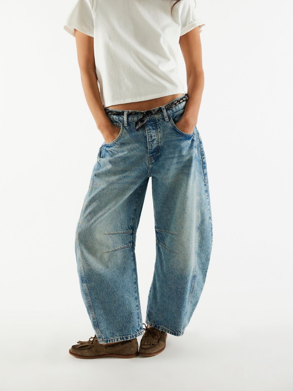 We The Free Good Luck Mid-rise Barrel Jeans SOLD OUT ONLINE